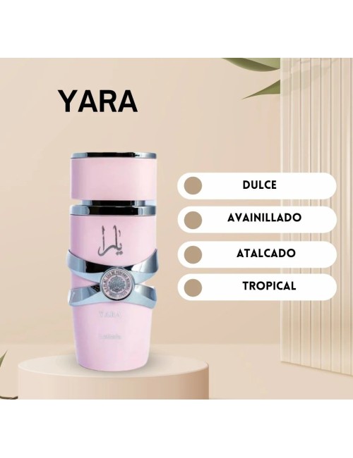 Yara, Lattafa Oud, perfume árabe para mujer, de larga duración, 100 ml