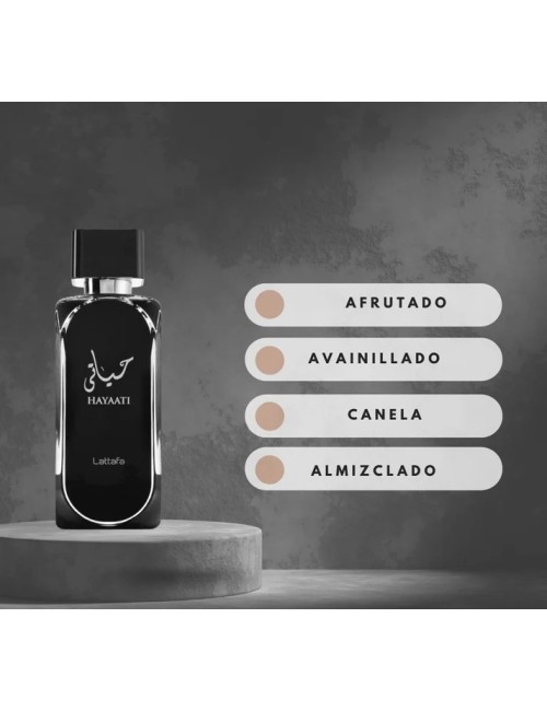 Lattafa Hayaati Eau De Parfum para Hombre, 100 ml