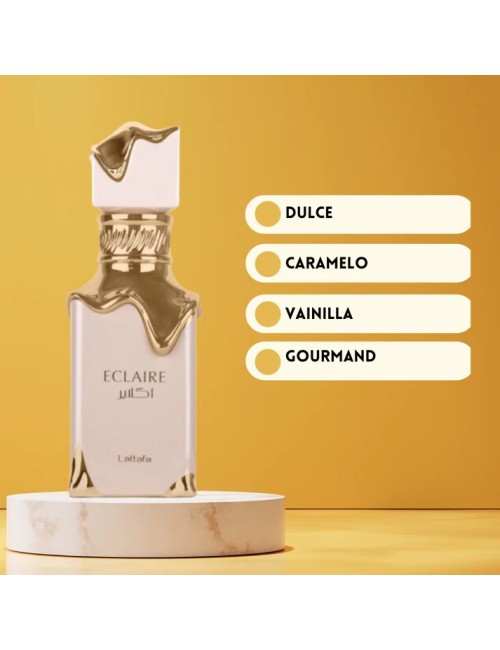 Lattafa Éclaire Eau De Parfum para Mujer, 100 ml